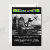Frazzilla! モンスター猫の郵便はがき ポストカード (正面/裏面)