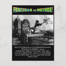 Frazzilla! モンスター猫の郵便はがき ポストカード