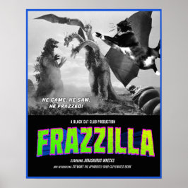 Frazzilla vs the Three-Headed Skink! Movie Poster ポスター