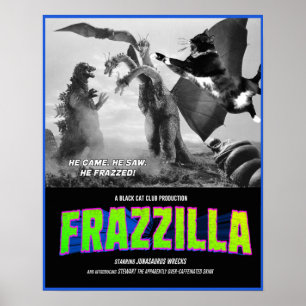 Frazzilla vs the Three-Headed Skink! Movie Poster ポスター