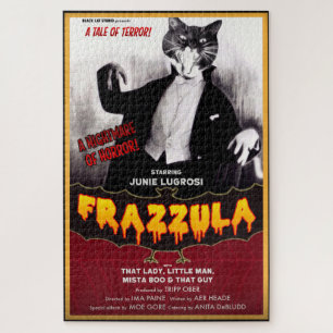 Frazzulaモンスター猫のパズル ジグソーパズル