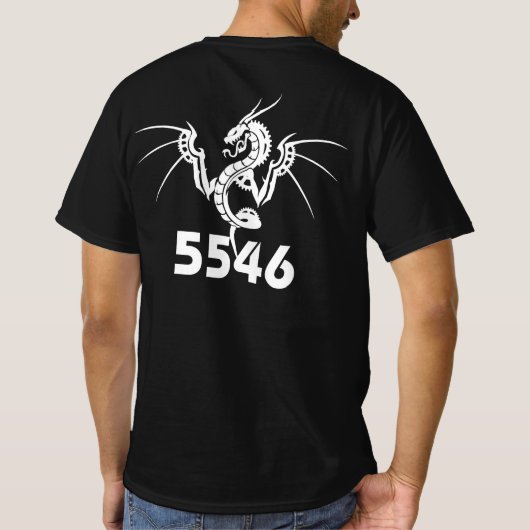  FRC Team 5546 Tシャツ – 黒 (裏面)