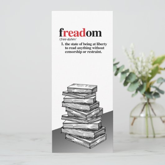Freadomの定義 ブックマーク セーブザデート (スタンド正面)