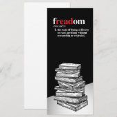Freadomの定義 ブックマーク セーブザデート (正面/裏面)