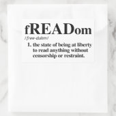 Freadom定義 長方形シール (バッグ)