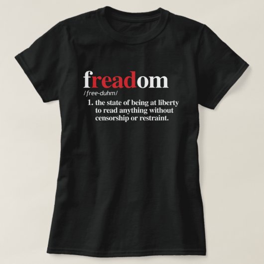 freadom定義 tシャツ (デザイン正面)