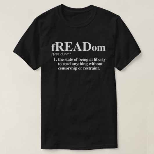 Freadom定義 Tシャツ (デザイン正面)
