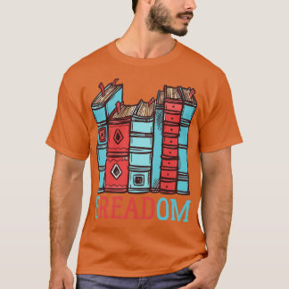 Freadom禁止された本の週本のワームとbookaholic3 Tシャツ