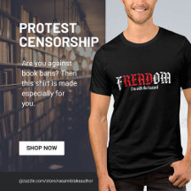 FREADOM 「読書の自由」トリブレンドTシャツ