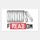 FREADOM 長方形シール (正面)