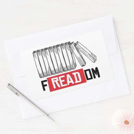 FREADOM 長方形シール (封筒)
