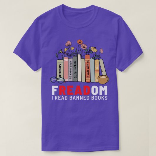 Freadom I禁書読第4巻 Tシャツ (デザイン正面)