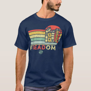 Freadom I禁止読本ヴィンテージおもしろい虫 Tシャツ