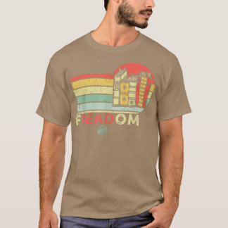 Freadom I禁止読本ヴィンテージおもしろい虫 Tシャツ