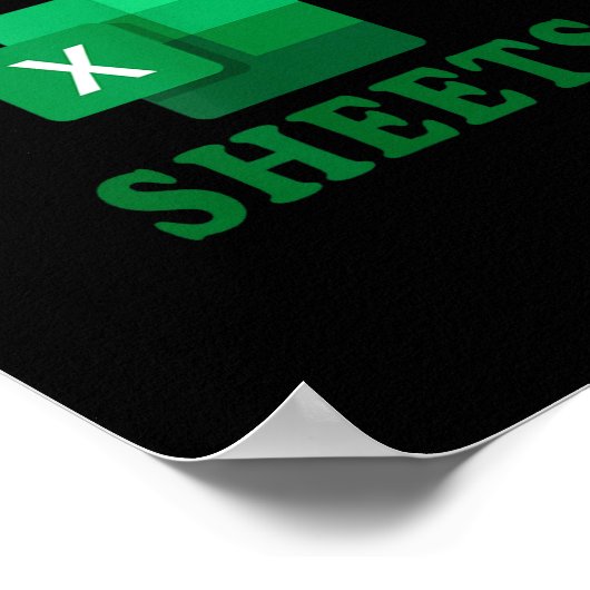 Freak In The Sheets, Accountant Funny Spreadsheet ポスター (角)