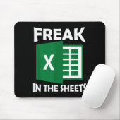 Freak In The Sheets, Accountant Funny Spreadsheet  マウスパッド (マウス)