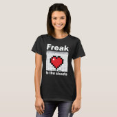 Freak In The Sheets Valentines Accountant Spreadsh Tシャツ (正面フル)