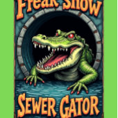 Freak Show Collection Sewer Gator Graphic  Tシャツ