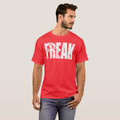 FREAK Tシャツ – ホワイト文字 (正面フル)