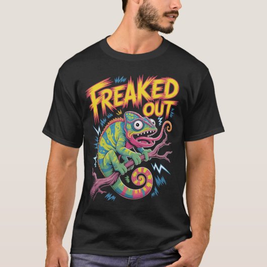 Freaked Out Chamäleon Shirt Tシャツ (正面)