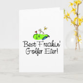 Freakinの最も最高のなゴルファー(1) カード (黄色い花)