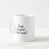 Freakinの最も最高のなシェフ コーヒーマグカップ (正面左)