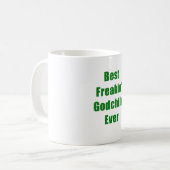 Freakinの最も最高のな教子 コーヒーマグカップ (正面左)