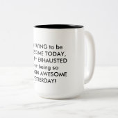 "FREAKIN素晴らしい"のマグ ツートーンマグカップ (正面右)