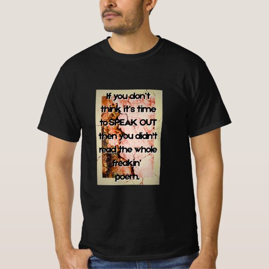 Freakin Poem T T-Shirt Tシャツ (正面)