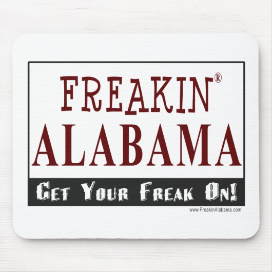 FreakinAlabama.com -マウスパッド マウスパッド (正面)