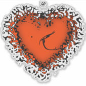 Freakyハートv4.2ステッカー シール (正面)