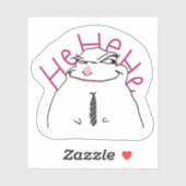 freaky hamster meme sticker シール (シート)