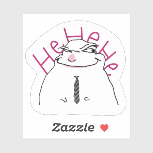 freaky hamster meme sticker シール (シート)