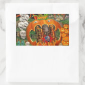 FREAKY TIKI墓 長方形シール (バッグ)