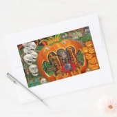 FREAKY TIKI墓 長方形シール (封筒)