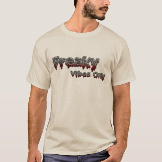 "Freaky Vibes Only"-dgn3 by Maaya Prints, Men's Tシャツ (正面)