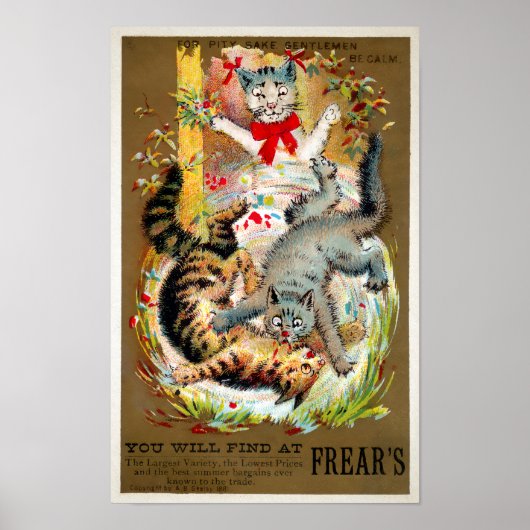 Frears Cat Trade Card #4 (of 6) ポスター (正面)