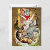 Frears Cat Trade Card #4 (of 6) ポストカード (正面/裏面)
