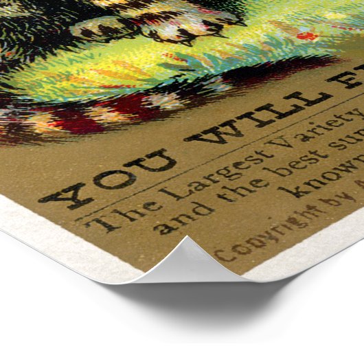 Frears Cat Trade Card #6 (of 6) ポスター (角)