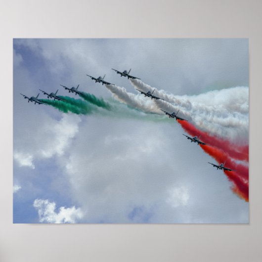Frecce Tricolori Canvas Print ポスター (正面)