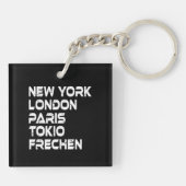 Frechen NY London Paris Tokio Anhänger キーホルダー (裏面)