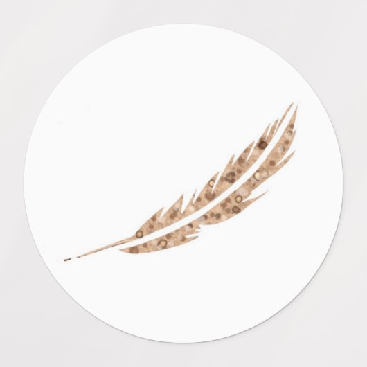 Freckled Feather ラベル (デザイン1)