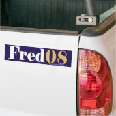 Fred08バンパーステッカー バンパーステッカー (トラック上)
