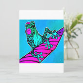 Fred The Frog Cute Wild Animals Lover Perfect Gift シーズンカード (スタンド正面)