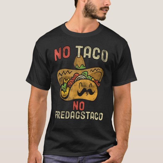 Fredagstaco Taco Friday Norway Fredag Norway国旗 Tシャツ (正面)