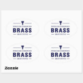 FredBrassステッカー 楕円形シール (シート)