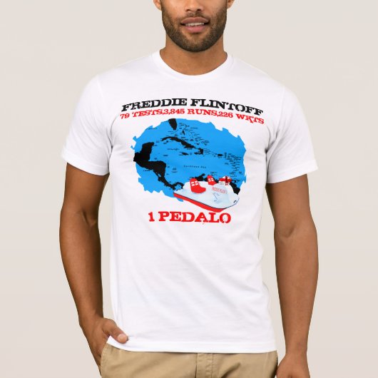 Freddie Flintoffのpedalo Tシャツ (正面)