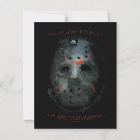 Freddy contre Jason | Citation de Jason ノートカード (正面)