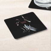 Freddy vs. Jason | Theatrical Poster スクエアペーパーコースター (アングル)