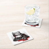 Freddy vs. Jason | Welcome to Springwood スクエアペーパーコースター (インサイチュ)